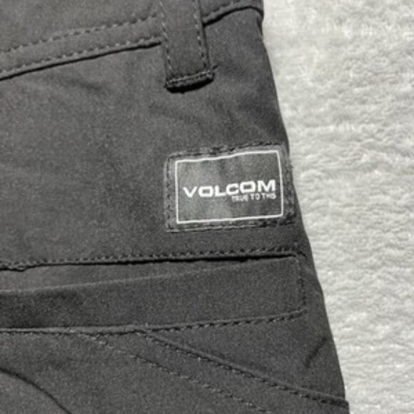 NWT Boy's Frickin Cross Shred Static Black Volcom Hybrid Shorts Size 26 Medium - Picture 5 of 6